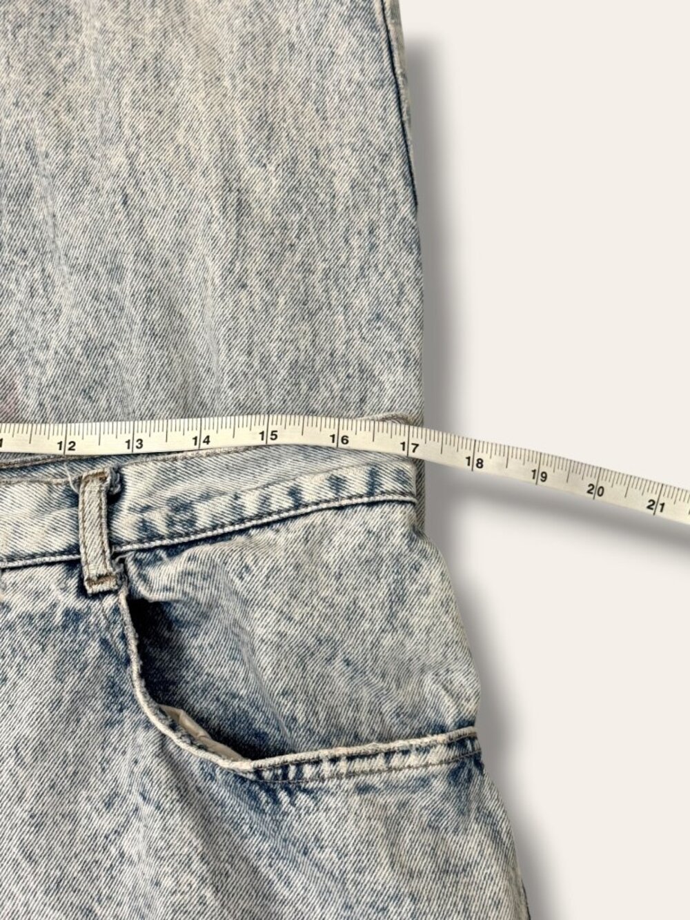 Gitano Jeans Women 34 Acid Wash Distressed Bow Back Raw Hem Tapered Frayed Ankle - Picture 13 of 13